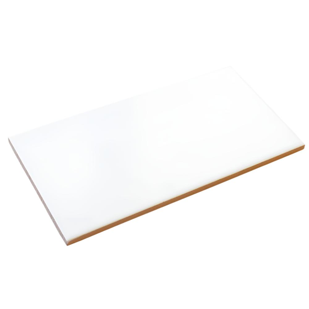 BALDOSA DE CERÁMICA BLANCA 6"x8"