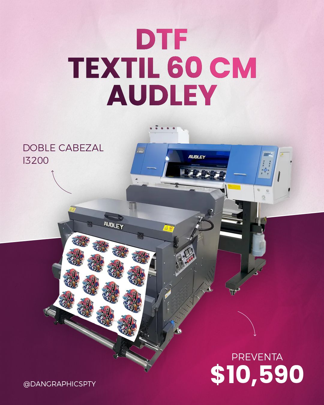 DTF TEXTIL AUDLEY 60cm