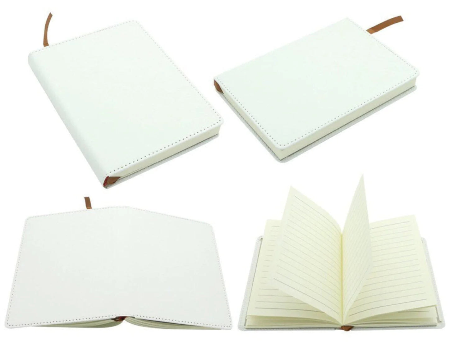 AGENDA / CUADERNO SEMI CUERO PU HOJA BLANCA