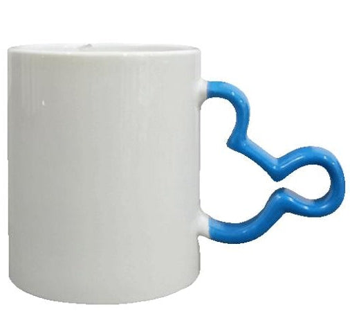 TAZA CERAMICA ASA COLOR ''MICKEY'' SUBLIMABLE 11OZ