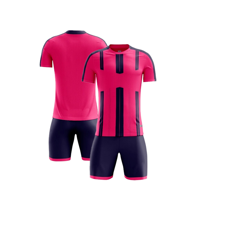 UNIFORME DEPORTIVO NIÑOS FUCSHIA Y NEGRO SUBLIMABLE UK008