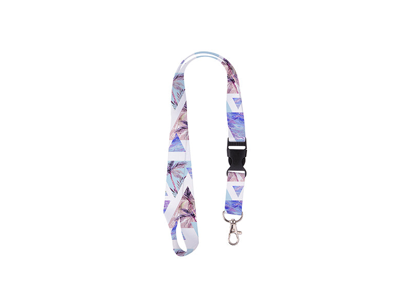 PORTA GAFETE LANYARD HERRAJE PLÁSTICO SUBLIMABLE
