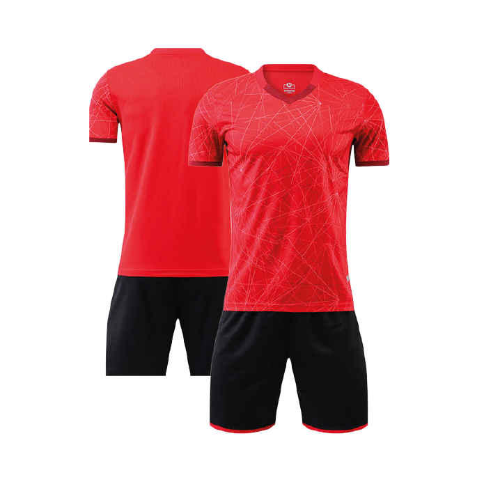 UNIFORME DEPORTIVO ROJO SUBLIMABLE UA018