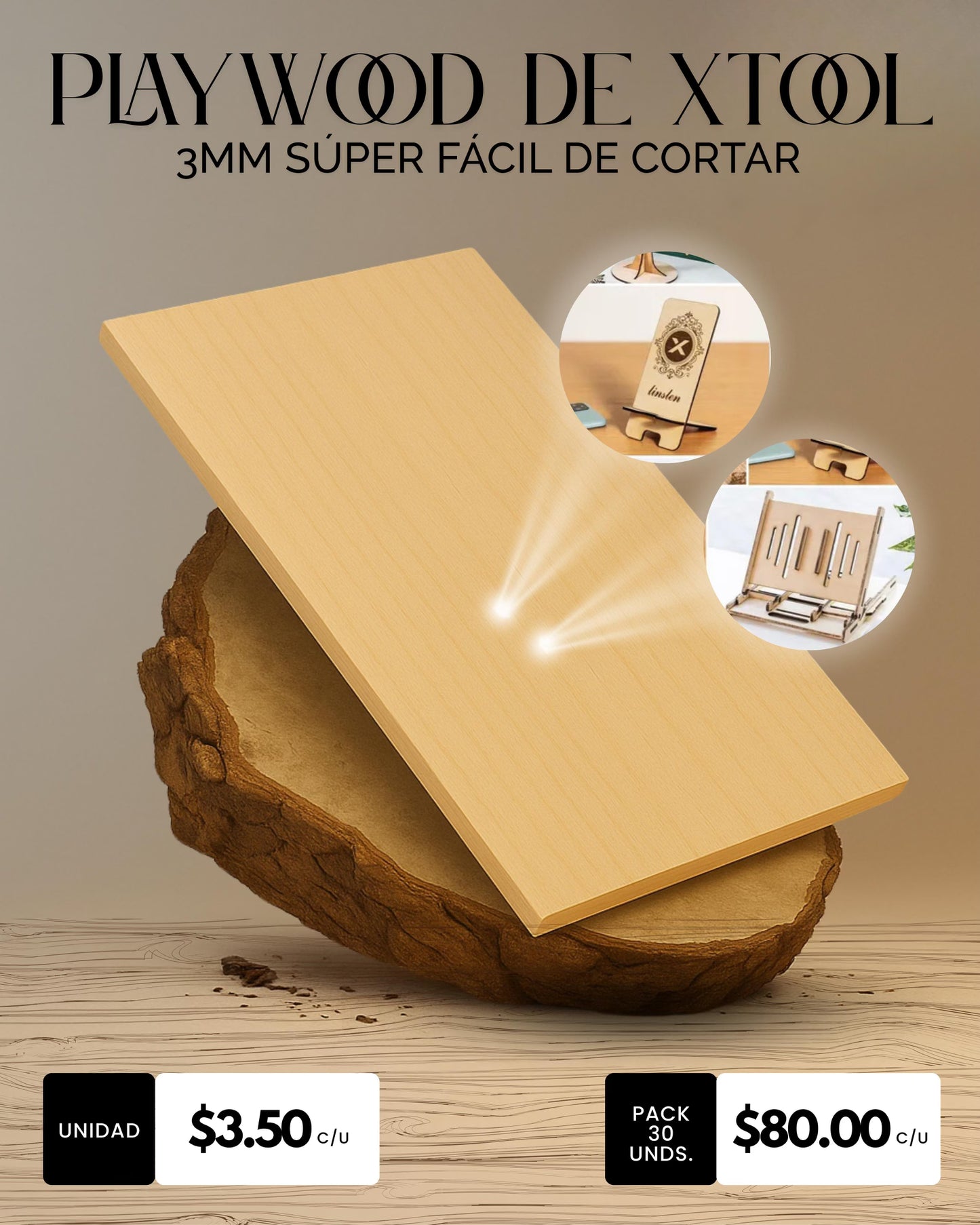 PLYWOOD 3mm X TOOL-LASER