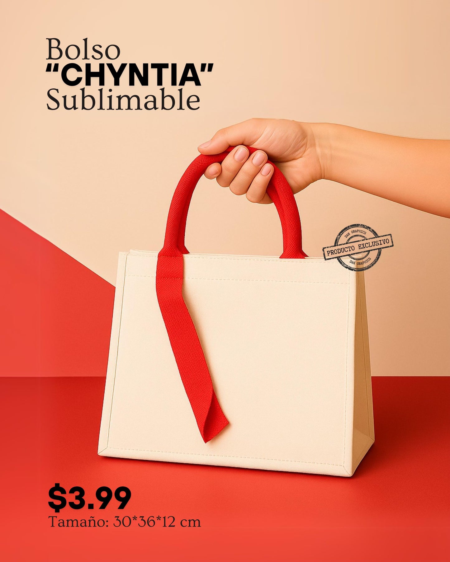 BOLSO "CHYNTIA" SUBLIMABLE