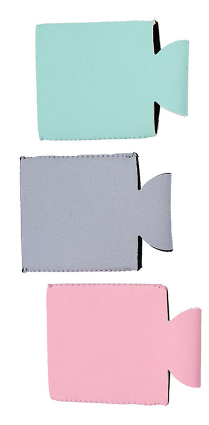 PORTALATAS/ FUNDAS DE NEOPRENO COLOR PASTEL