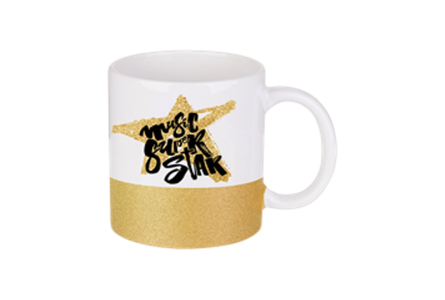 TAZA MEDIA GLITTER 11oz