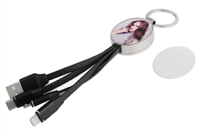 LLAVERO CHARGE 17x3.5 cm SUBLIMABLE