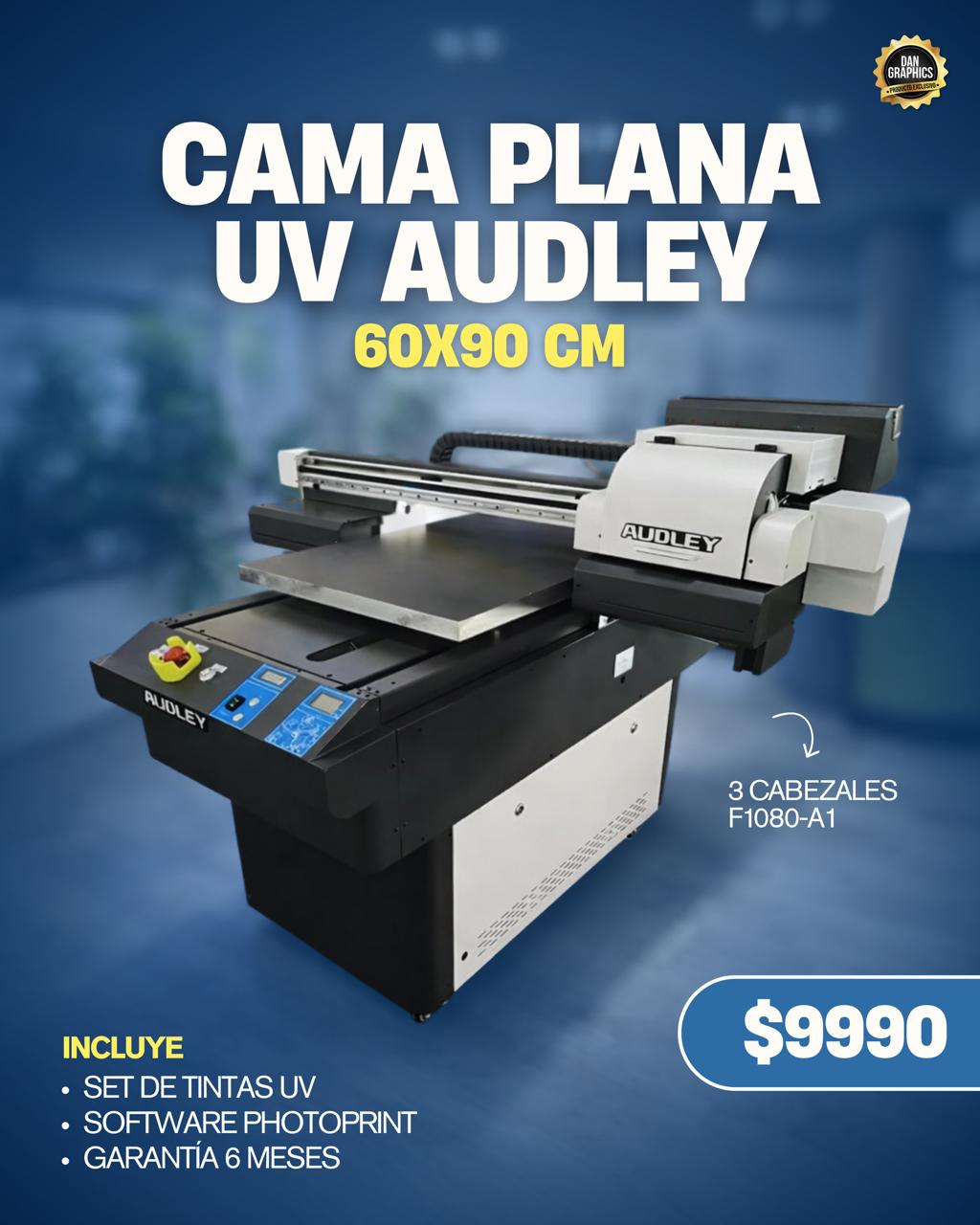 PLOTTER DE IMPRESION CAMA PLANA UV AUDLEY