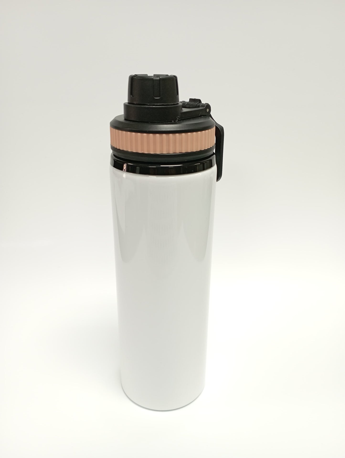 BOTELLA DEPORTIVA "ENROSCABLE W155" CON ARO DE COLOR 750ml SUBLIMABLE