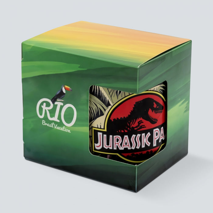 CAJA DE CARTÓN PARA TAZA 11 OZ SUBLIMABLE CON VENTANA GLOSSY