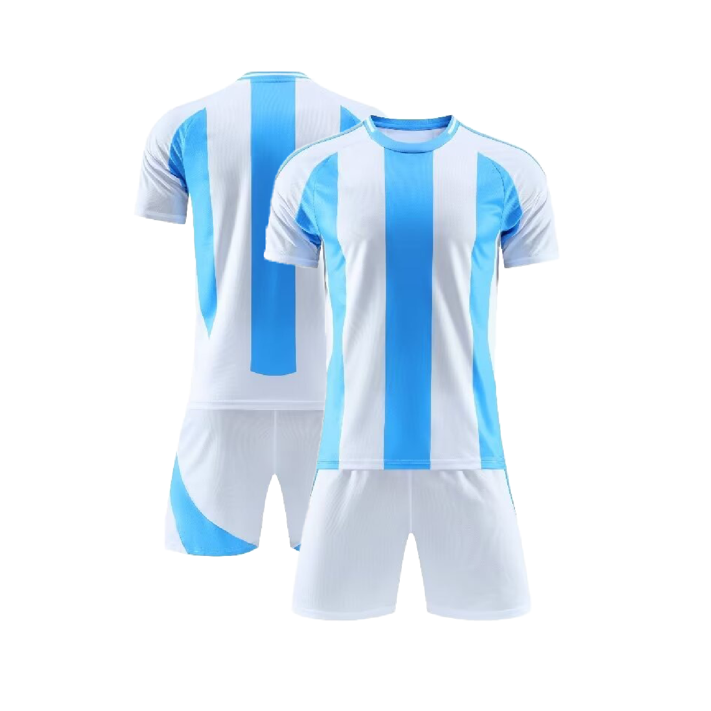 UNIFORME DEPORTIVO LINEAS CELESTE SUBLIMABLE UA037