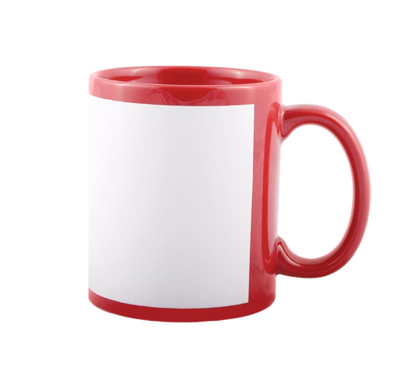 TAZA DE COLOR CON VENTANA 11oz