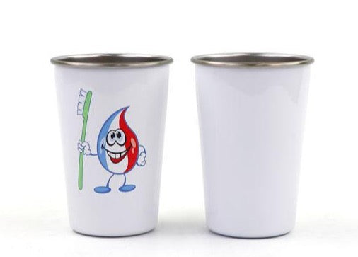 VASO DE ACERO INOXIDABLE FORMA CONO 420ml SUBLIAMBLE