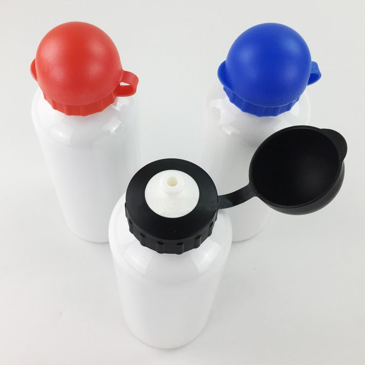 BOTELLA BLANCA "SPORT 2" CON TAPA COLOR 600ml SUBLIMABLE
