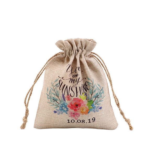 BOLSITO DE TELA (PREMIUM MANTA SUCIA) BEIGE 17x21 cm SUBLIMABLE