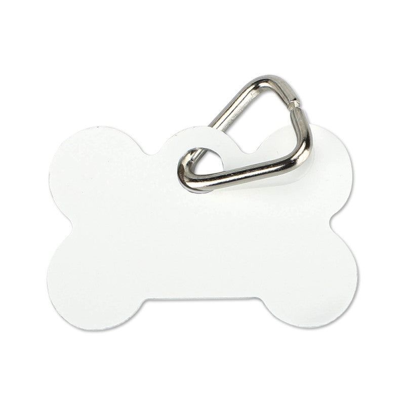 DIJE DE HUESO DE ALUMINIO PARA MASCOTAS