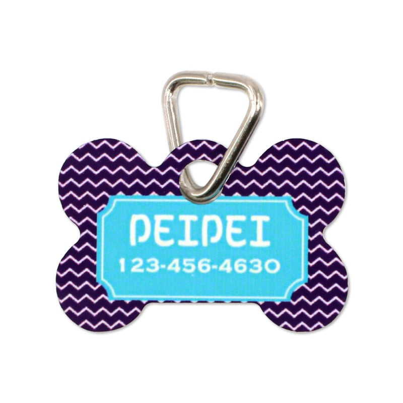 DIJE DE HUESO DE ALUMINIO PARA MASCOTAS