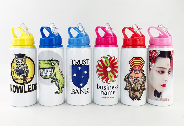 BOTELLA "CUPS" DE ALUMINIO 600 ml SUBLIMABLE