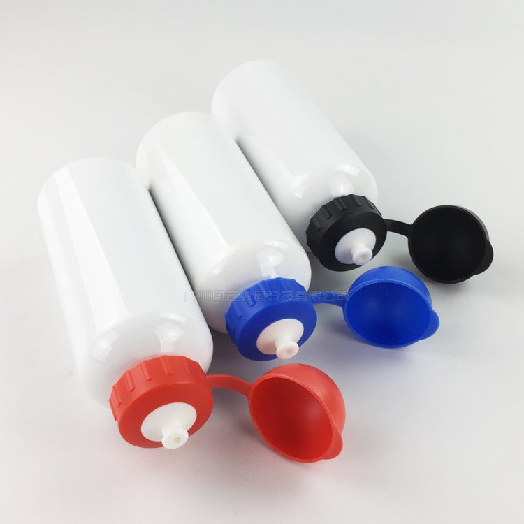 BOTELLA BLANCA "SPORT 2" CON TAPA COLOR 600ml SUBLIMABLE