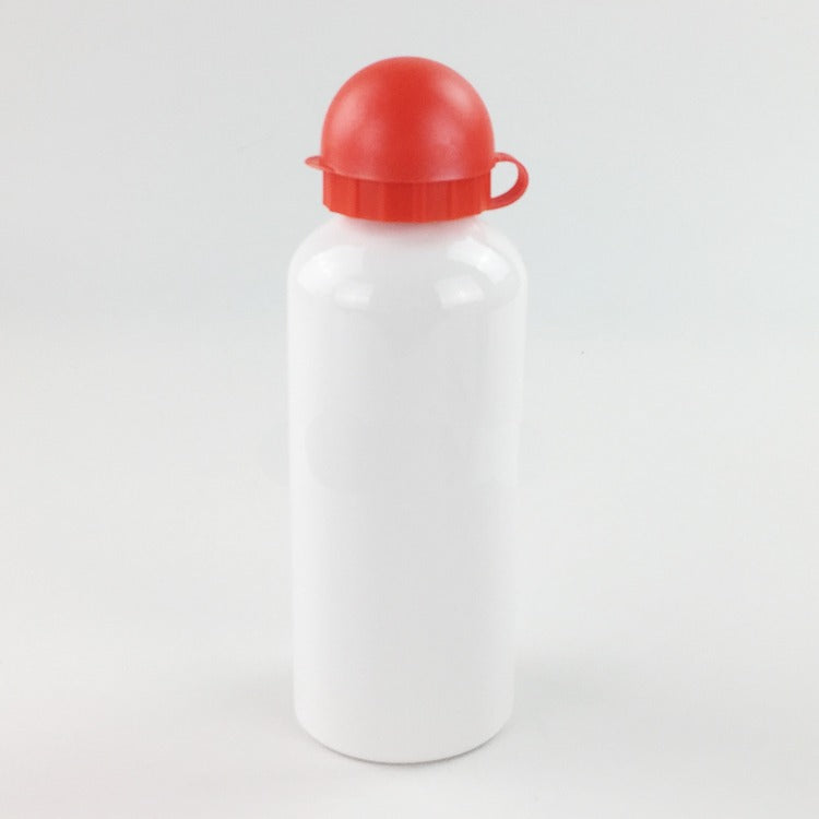 BOTELLA BLANCA "SPORT 2" CON TAPA COLOR 600ml SUBLIMABLE