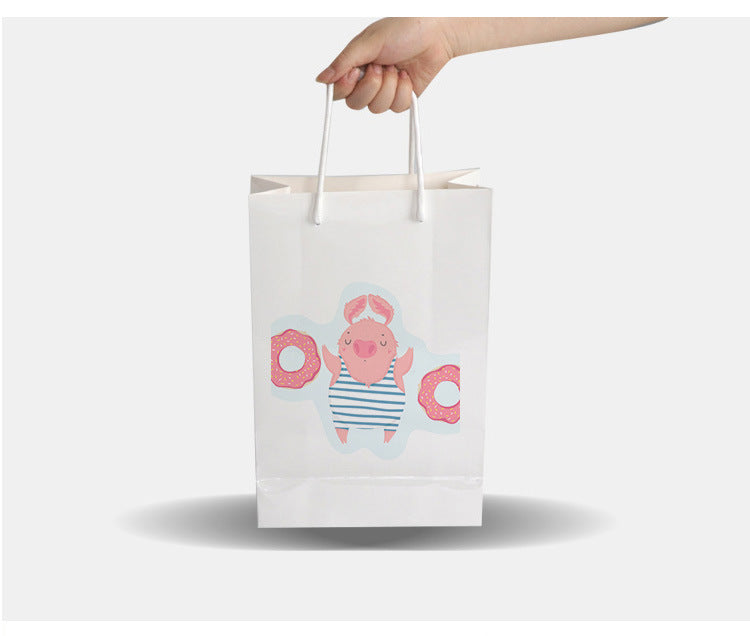 BOLSA GIFT DE CARTON BLANCO CON ASA SUBLIMABLE TAMAÑO A4 A5