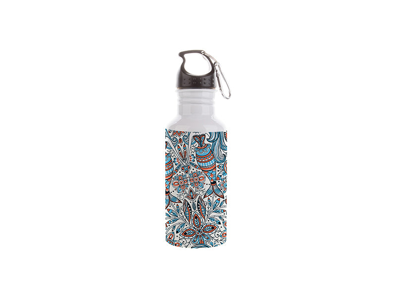 BOTELLA BLANCA "EXPLORER" DE ALUMINIO 600ml SUBLIMABLE