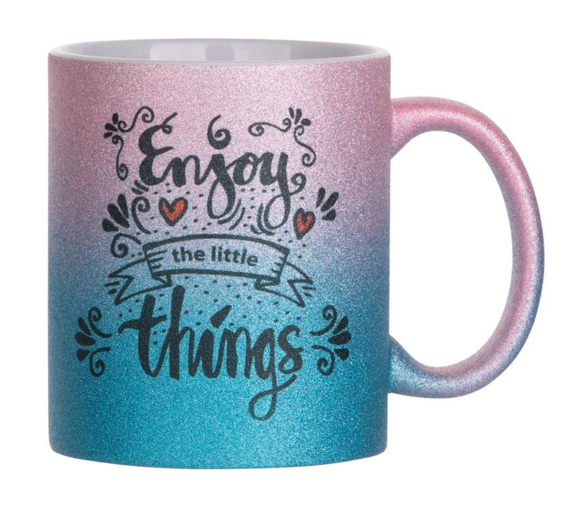 TAZA GRADIENT GLITTER 11oz