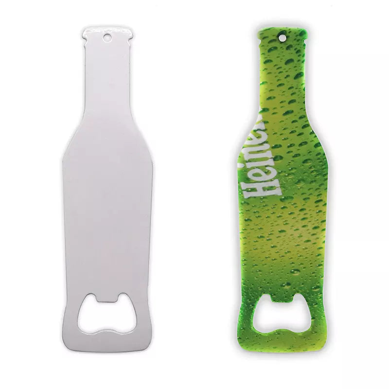 ABRIDOR DESTAPADOR DE BOTELLAS SUBLIMABLE (FORMA BOTELLA)