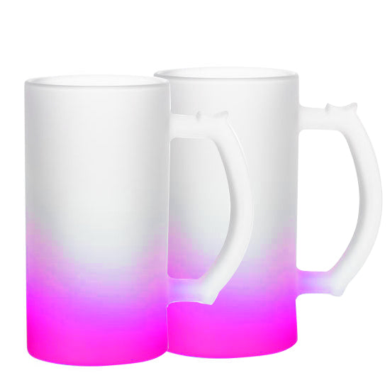 JARRA CERVECERA GLASEADA BASE DE COLOR 16oz