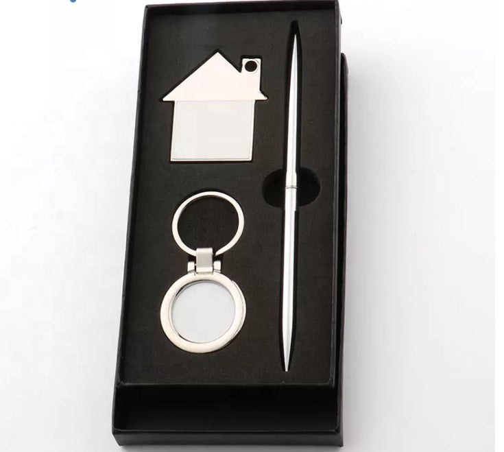 SET REGALO LLAVERO BOLÍGRAFO SUBLIMABLE