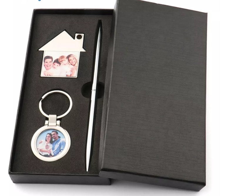 SET REGALO LLAVERO BOLÍGRAFO SUBLIMABLE