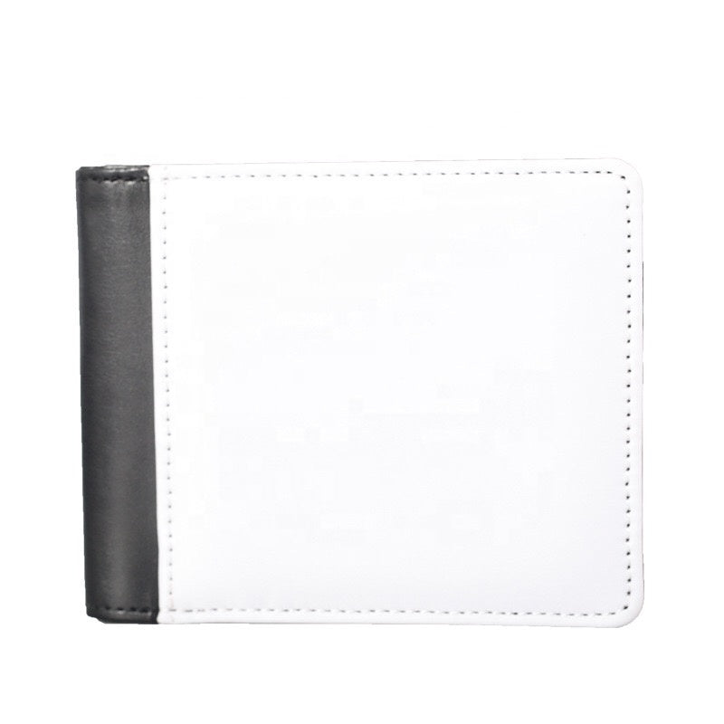 BILLETERA DE CUERO NEGRO 22x9.5cm SUBLIMABLE