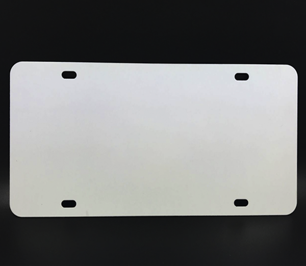 PLACA PARA AUTO SUBLIMABLE ACERO