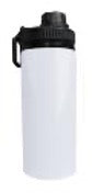BOTELLA DEPORTIVA "ENROSCABLE W155" CON ARO DE COLOR 750ml SUBLIMABLE