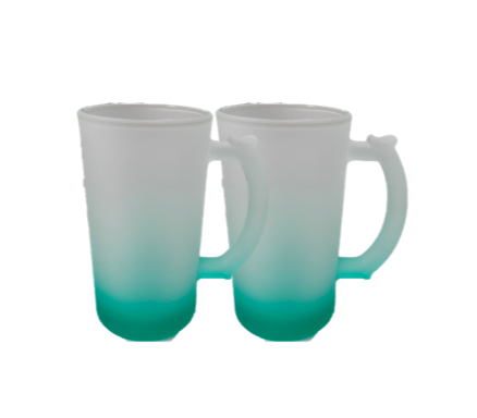 JARRA CERVECERA GLASEADA BASE DE COLOR 16oz