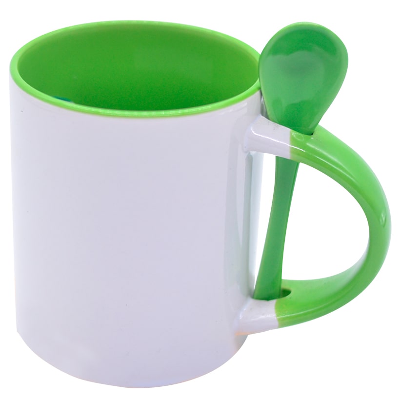 TAZA CON CUCHARA 11oz