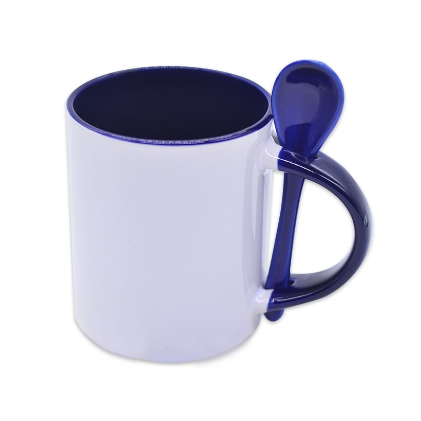 TAZA CON CUCHARA 11oz