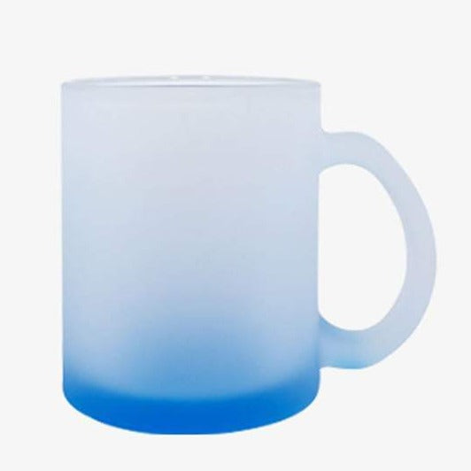 TAZA DE VIDRIO GLASEADA 11oz