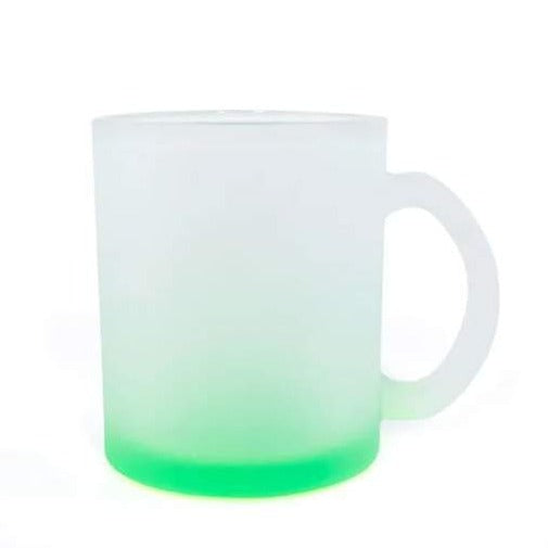 TAZA DE VIDRIO GLASEADA 11oz
