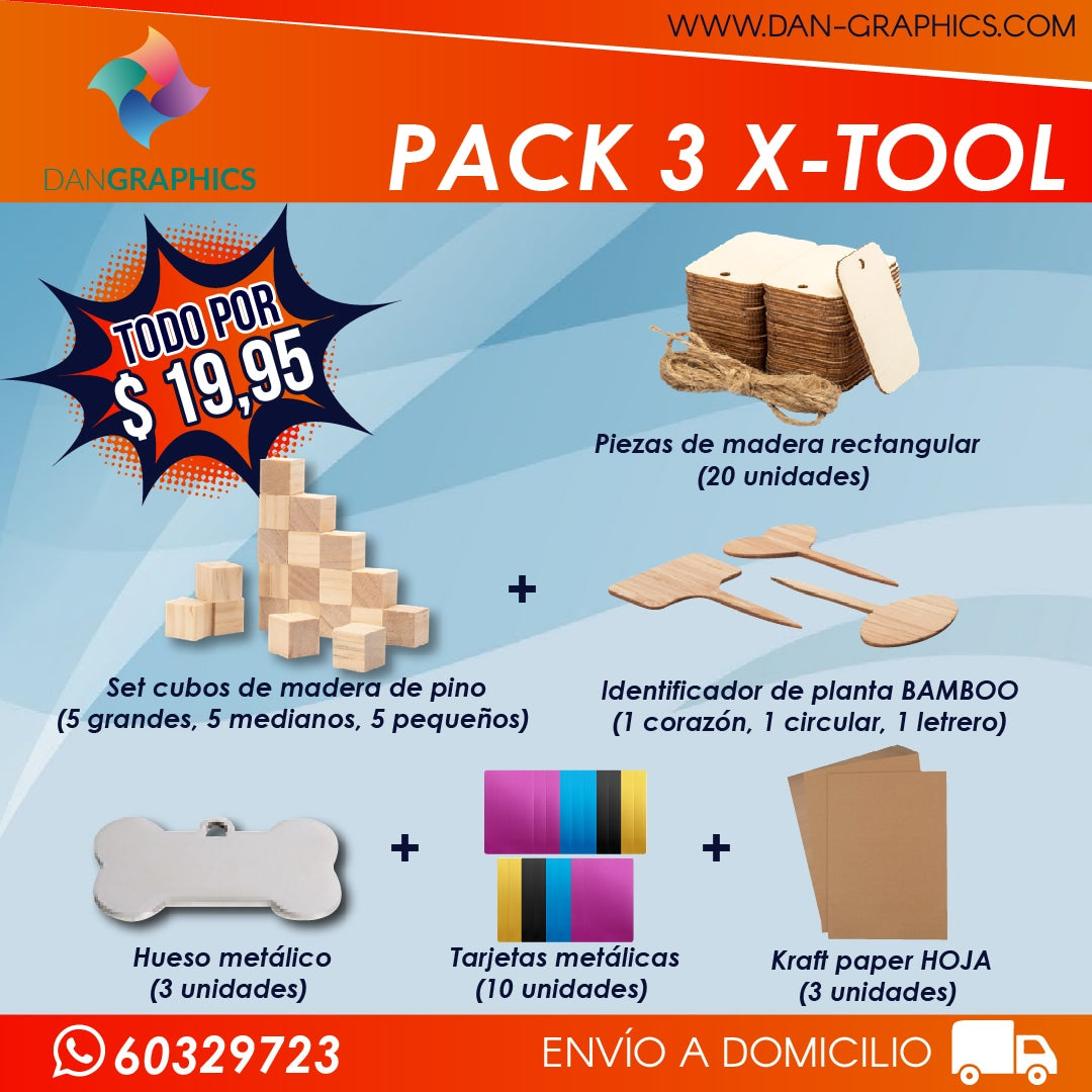 PACK 3 X TOOL