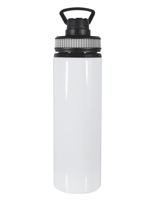 BOTELLA DEPORTIVA "ENROSCABLE W155" CON ARO DE COLOR 750ml SUBLIMABLE