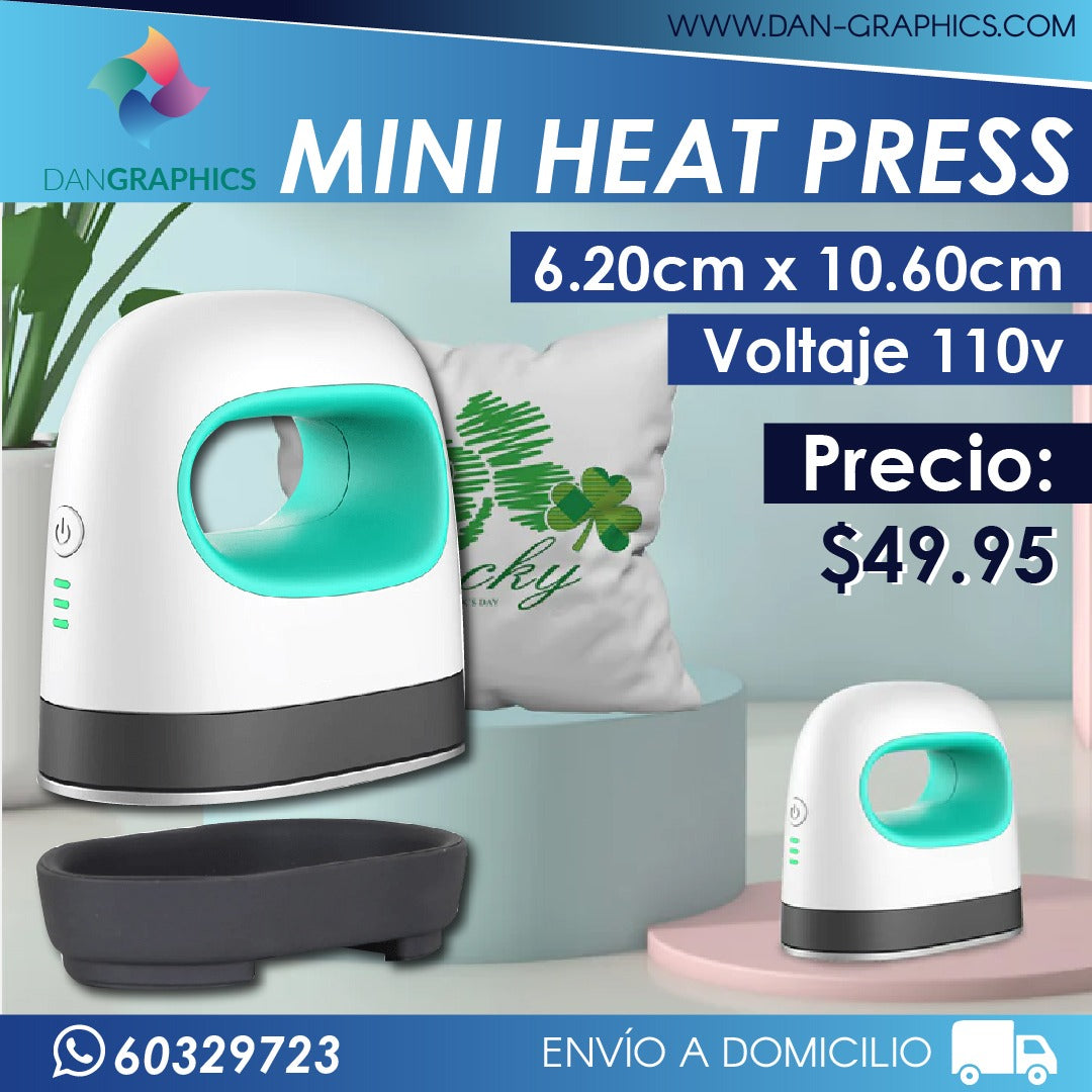 MINI PLANCHA PORTÁTIL HEAT PRESS