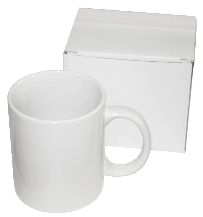  H-E 36pcs/carton Taza revestida de sublimación de 11OZ Tazas  blancas en blanco para prensa de calor Taza de grado AAA con caja - Stock  de EE. UU : Arte y Manualidades