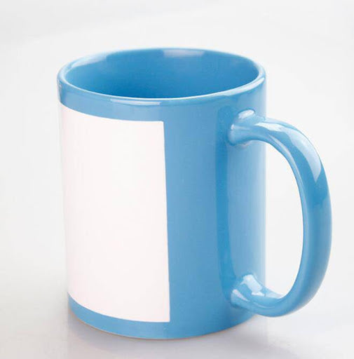 TAZA DE COLOR CON VENTANA 11oz