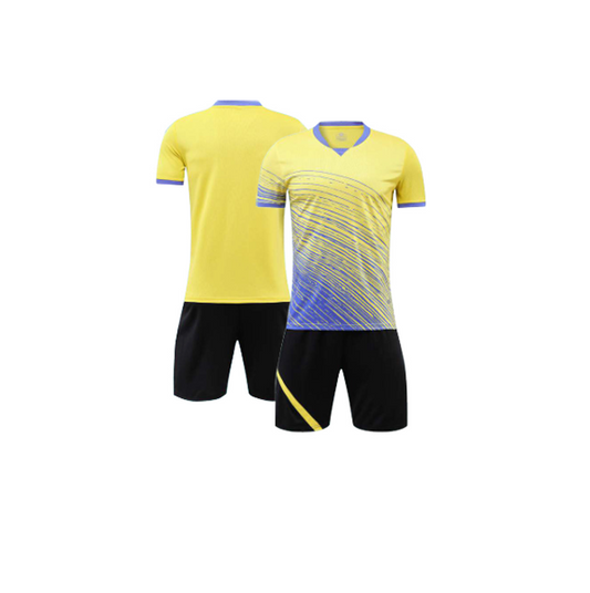 UNIFORME DEPORTIVO NIÑOS AMARILLO SUBLIMABLE UK009