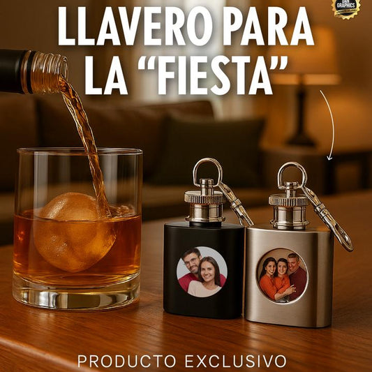 LLAVERO WHISKEY SUBLIMABLE ''5.5*4.1cm