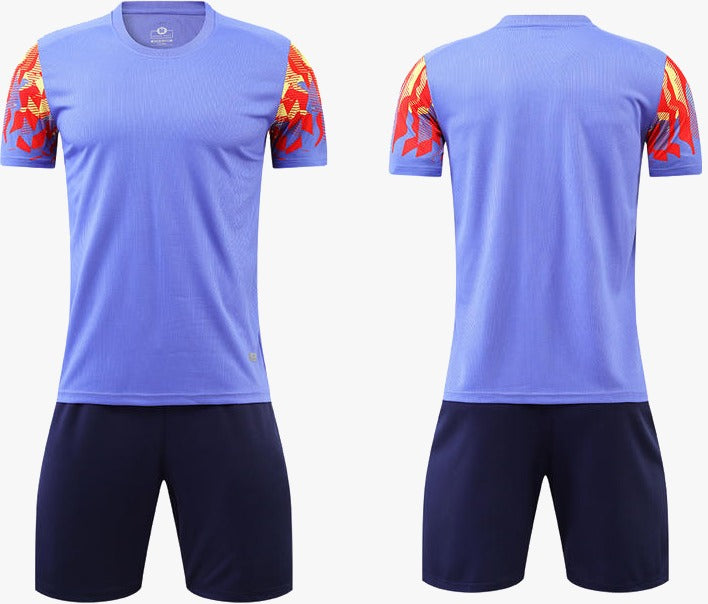 UNIFORME DEPORTIVO CELESTE FUEGO SUBLIMABLE