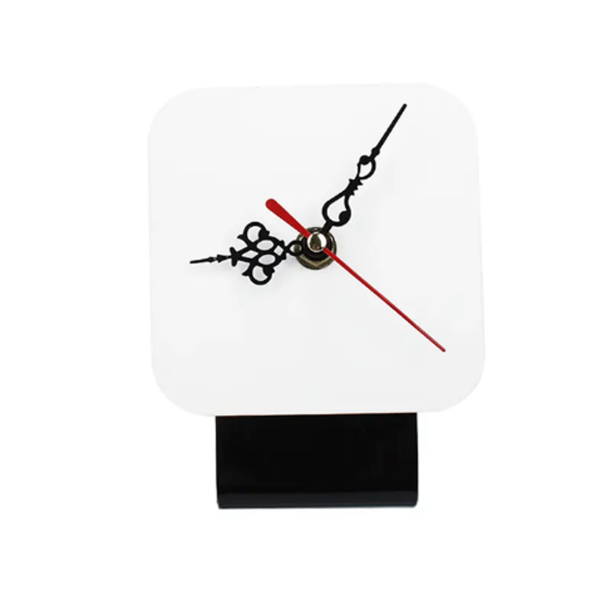 RELOJ MDF CUADRADO 10.5x10.5 cm SUBLIMABLE