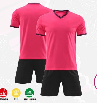 UNIFORME DEPORTIVO ROSA NEÓN SUBLIMABLE UA019